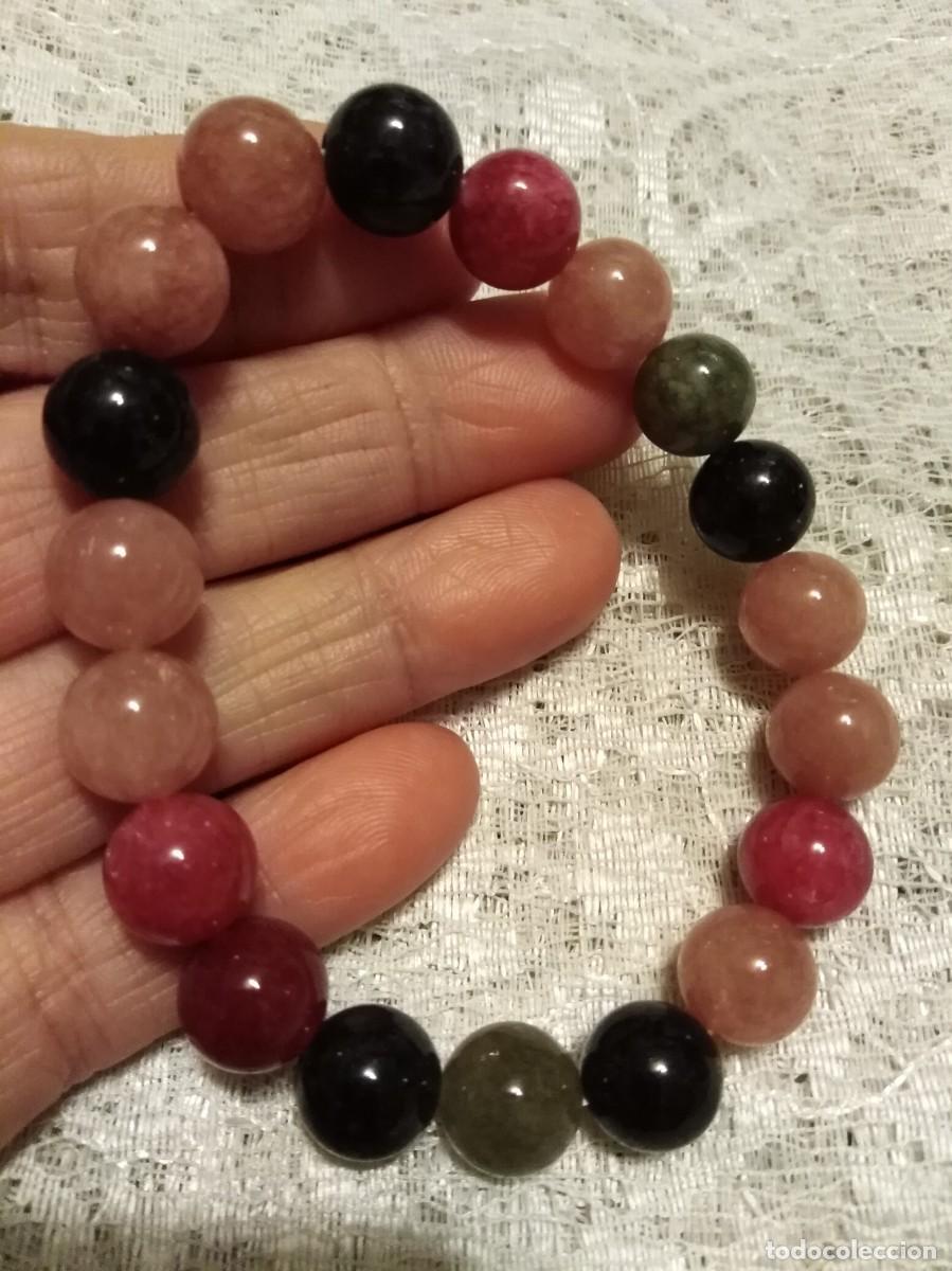 Joyeria: ORIGINAL PULSERA DE TURMALINAS ARCO&Iacute;RIS NATURALES (SIN USAR) - Foto 8