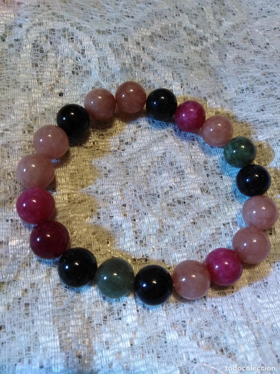 Joyeria: ORIGINAL PULSERA DE TURMALINAS ARCO&Iacute;RIS NATURALES (SIN USAR) - Foto 9