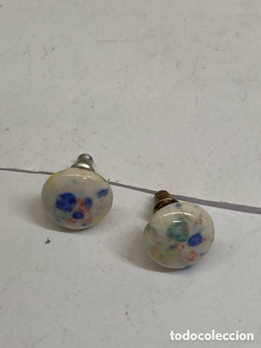 Joyeria: Pendientes bisuter&iacute;a porcellana P111