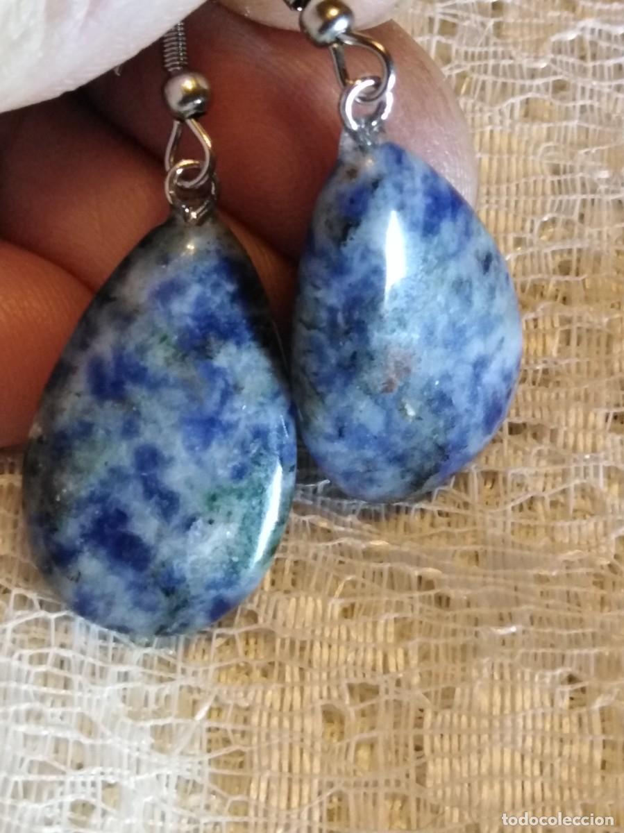 Joyeria: PRECIOSOS PENDIENTES DE LAPISLAZULI NATURAL (SIN USAR) - Foto 1