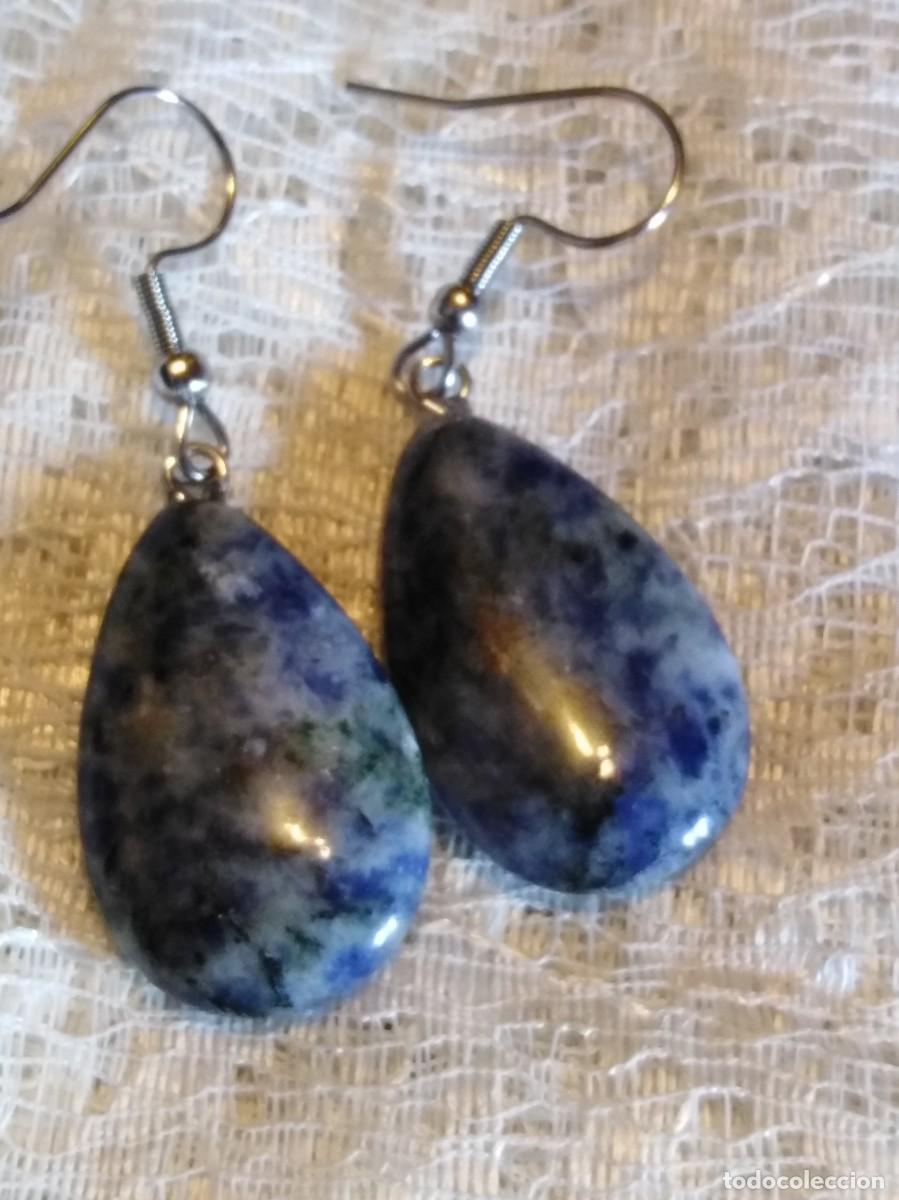 Joyeria: PRECIOSOS PENDIENTES DE LAPISLAZULI NATURAL (SIN USAR) - Foto 2