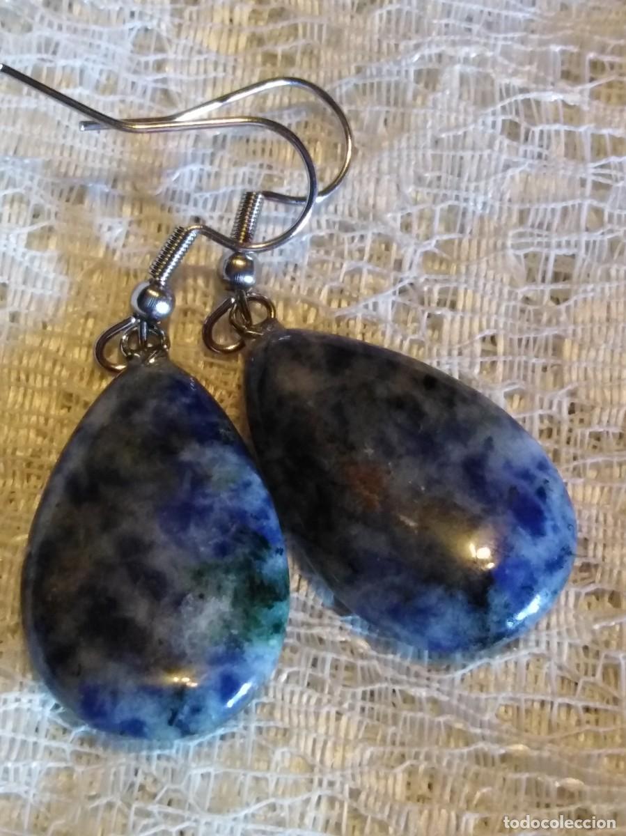 Joyeria: PRECIOSOS PENDIENTES DE LAPISLAZULI NATURAL (SIN USAR) - Foto 6