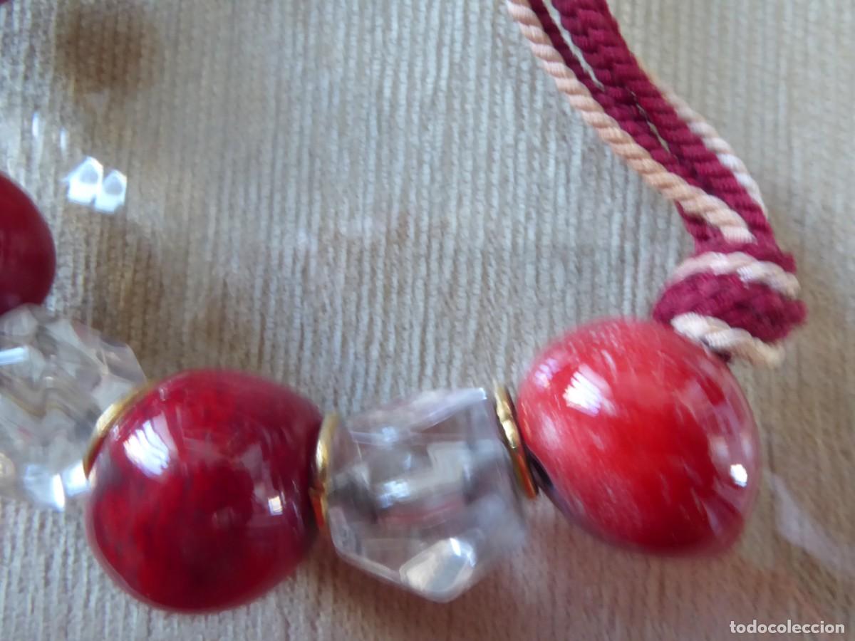 Joyeria: Gargantilla roja vintage - Foto 3