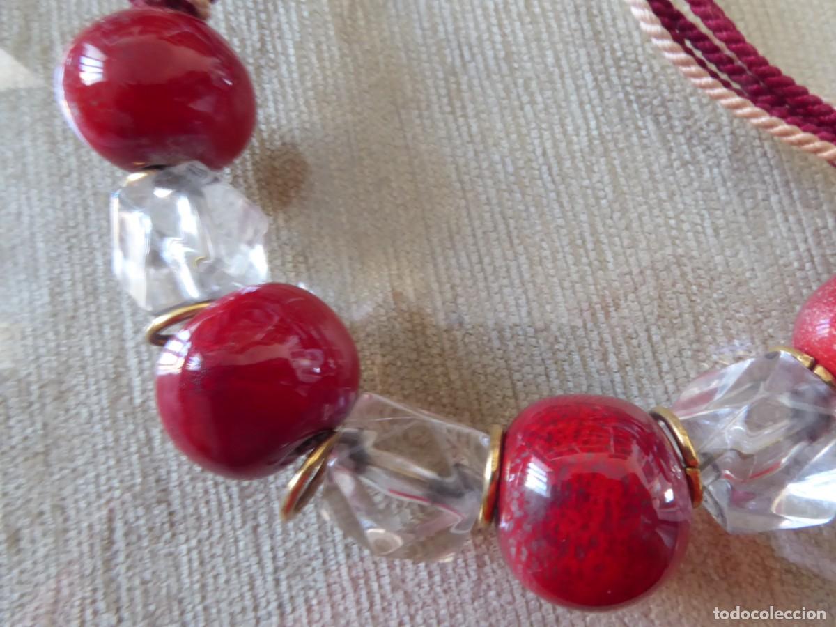 Joyeria: Gargantilla roja vintage - Foto 4