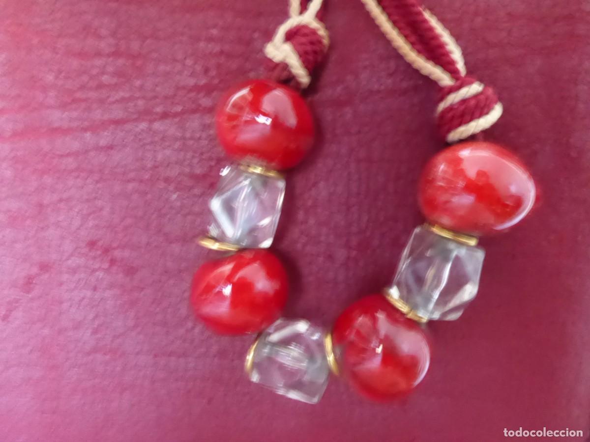 Joyeria: Gargantilla roja vintage - Foto 7
