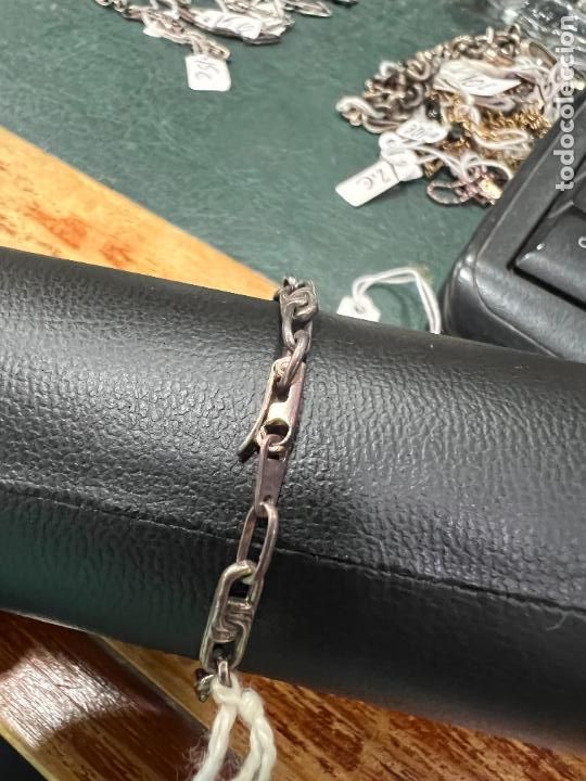 Joyeria: PULSERA DE PLATA CONTRASTADA - MEDIDA ABIERTA 18 CM - Foto 2