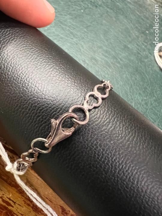 Joyeria: PULSERA DE PLATA CONTRASTADA - MEDIDA ABIERTA 18,5 CM - Foto 2