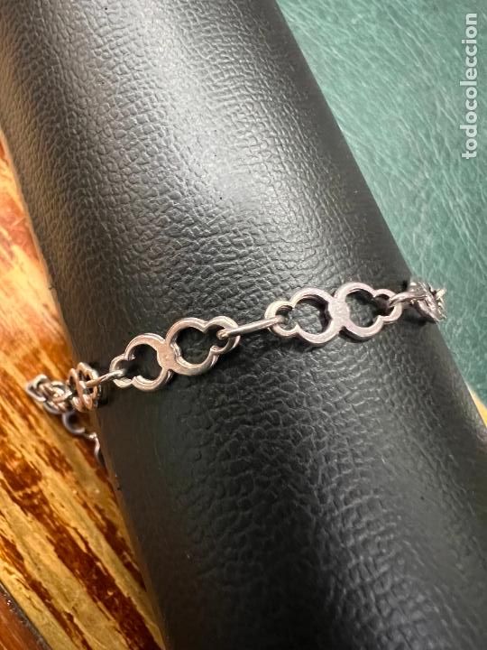 Joyeria: PULSERA DE PLATA CONTRASTADA - MEDIDA ABIERTA 18,5 CM - Foto 1