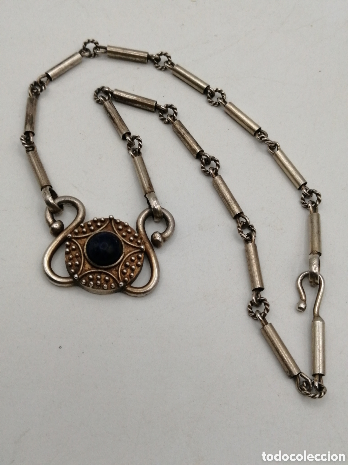 Joyeria: Collar plata 925mls y l&aacute;piz lazuli - Foto 1