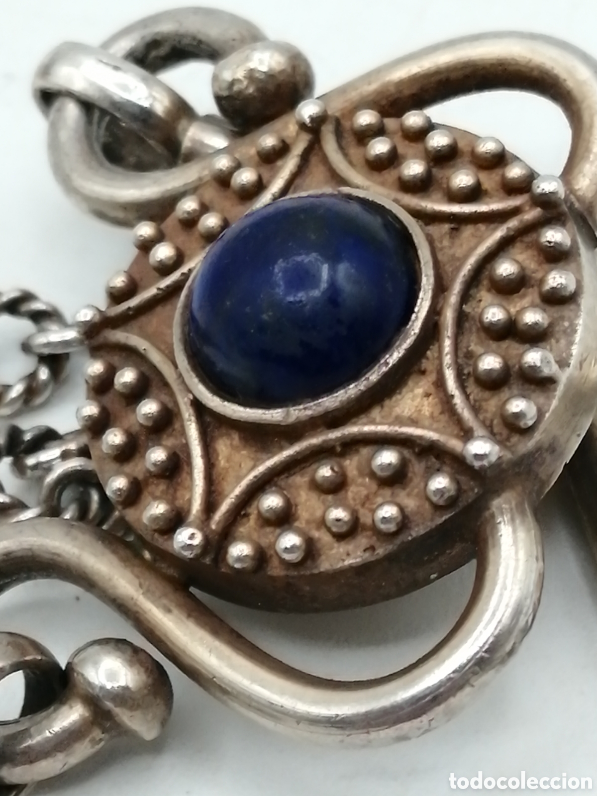 Joyeria: Collar plata 925mls y l&aacute;piz lazuli - Foto 4