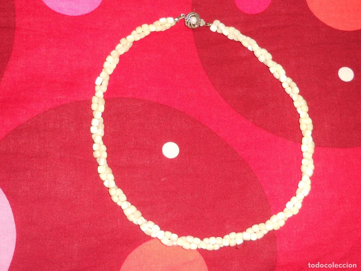 Joyeria: ANTIGUO COLLAR DE PEDRITAS NACARADAS - Foto 11