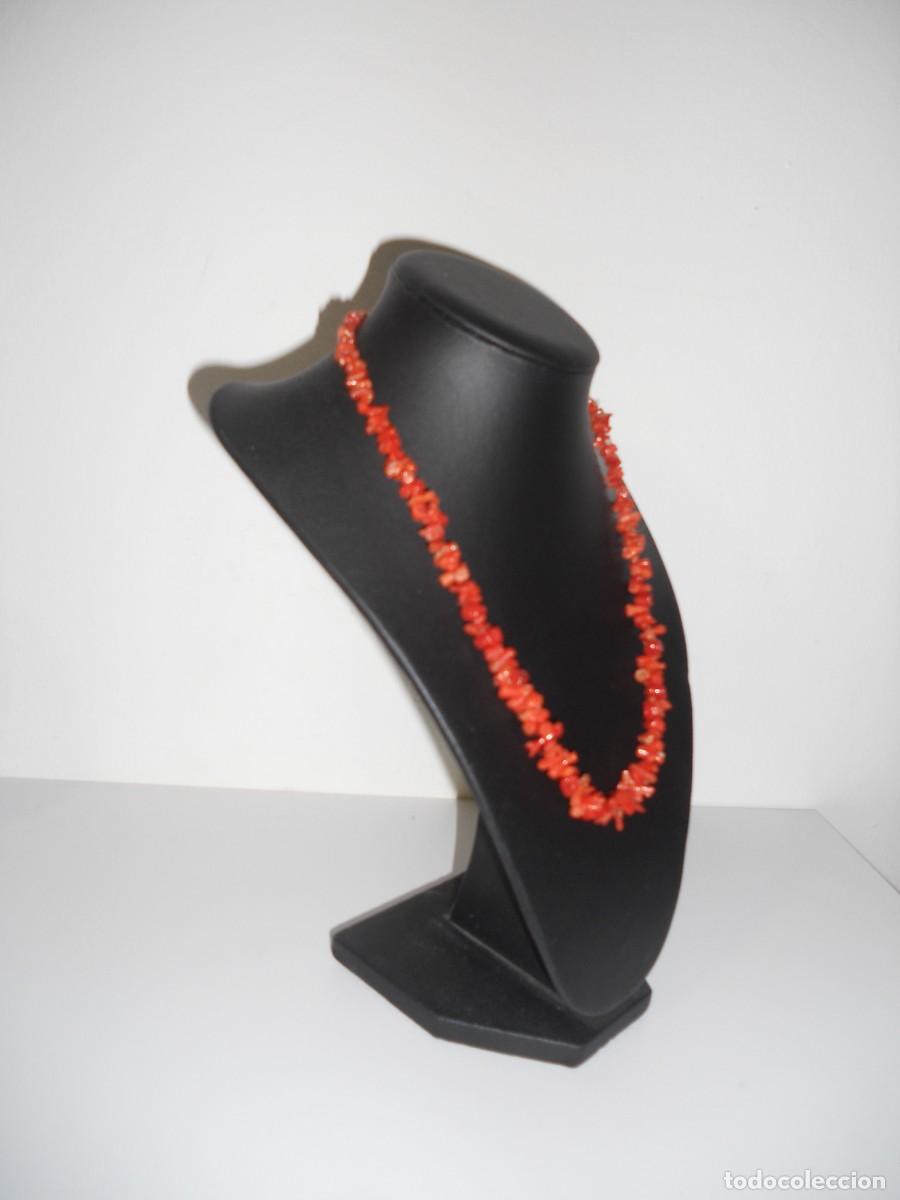 Joyeria: ANTIGUO COLLAR DE CORAL ROJO - Foto 3