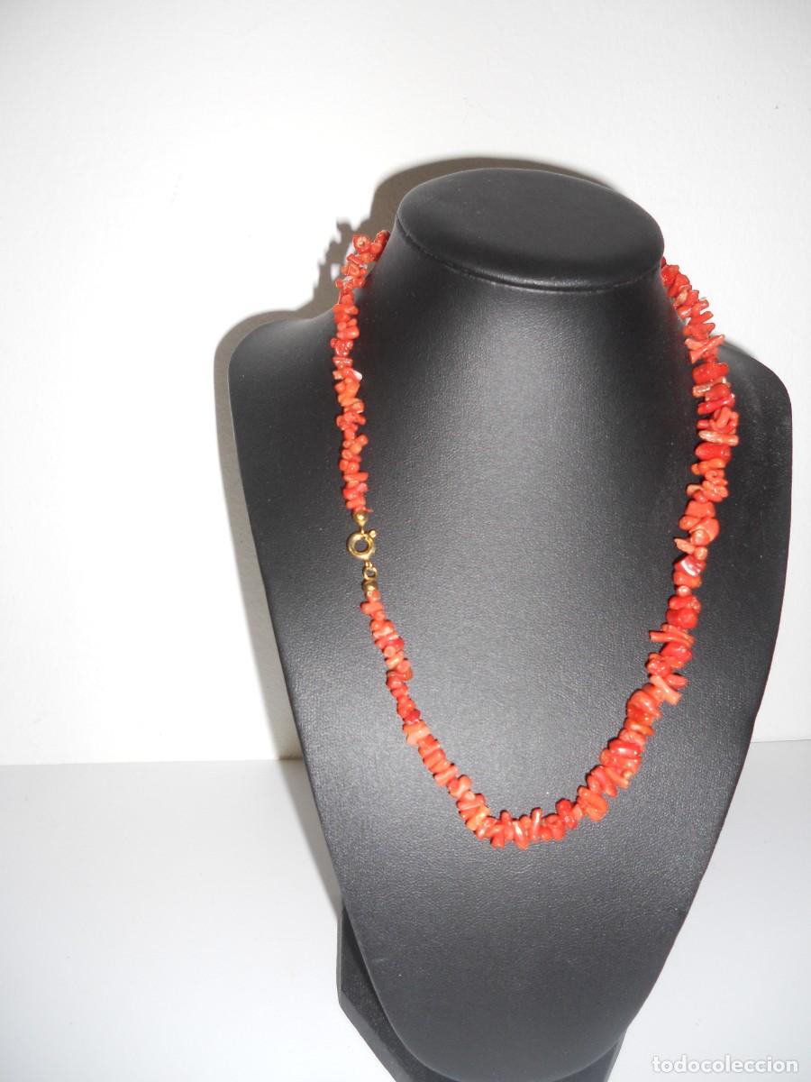 Joyeria: ANTIGUO COLLAR DE CORAL ROJO - Foto 4