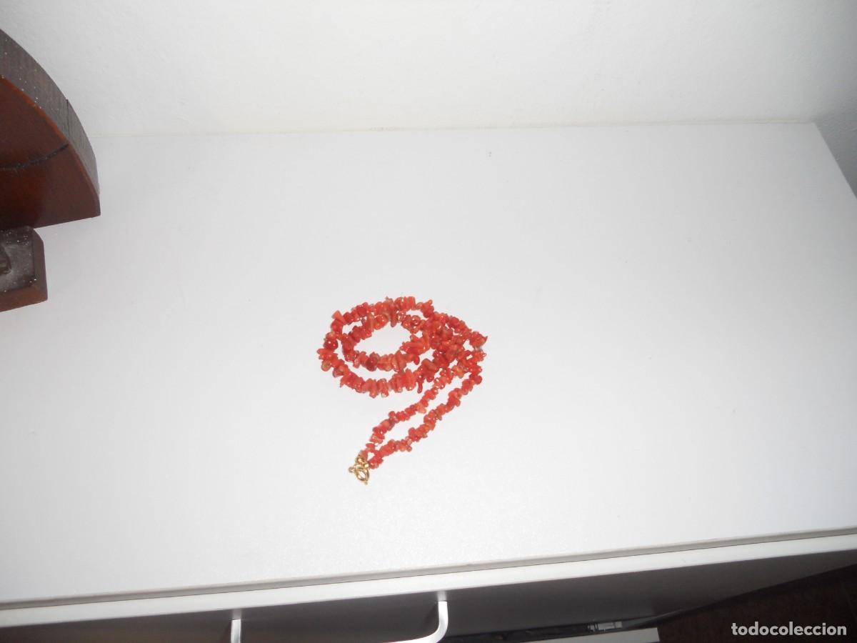 Joyeria: ANTIGUO COLLAR DE CORAL ROJO - Foto 5