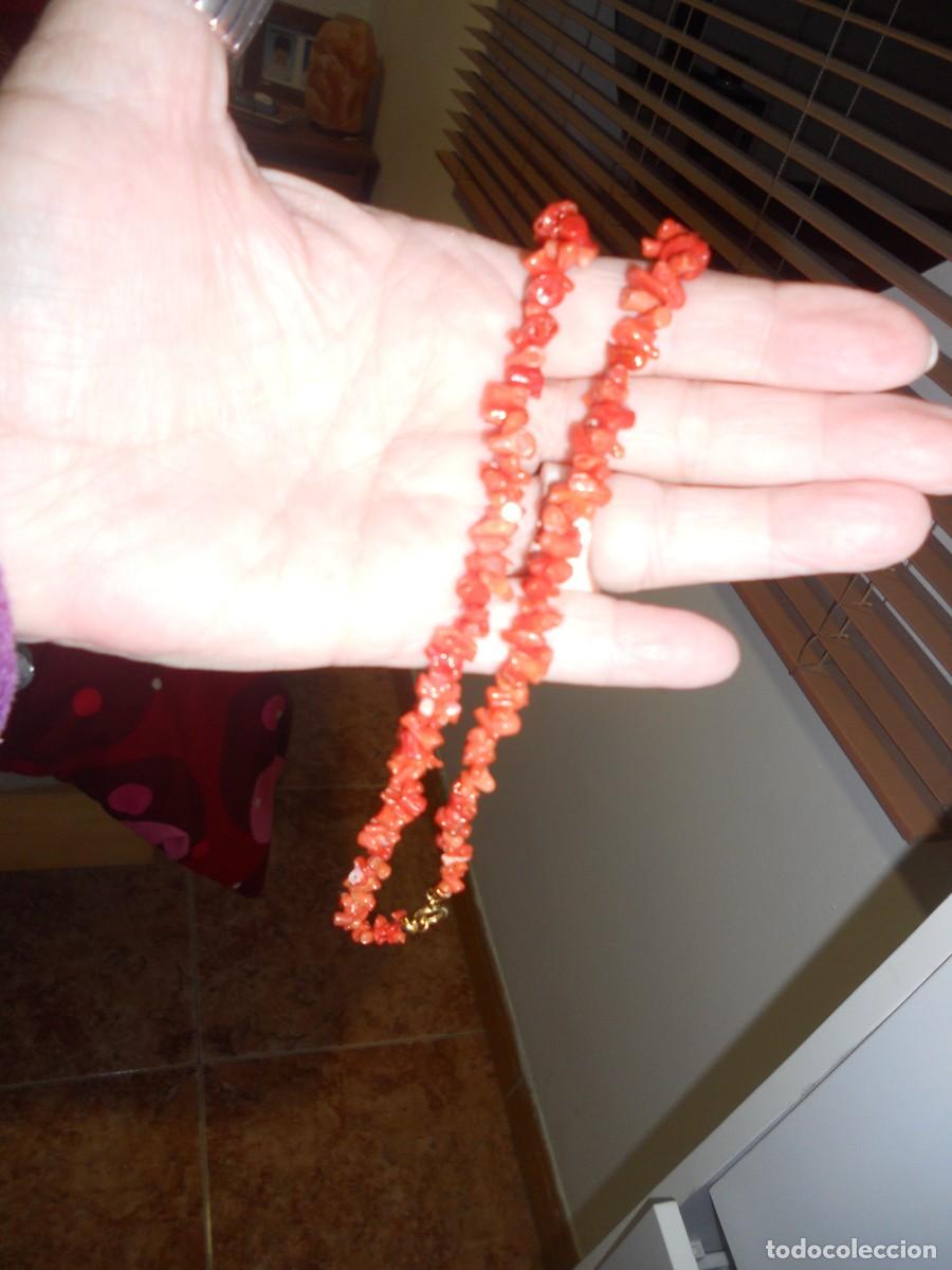 Joyeria: ANTIGUO COLLAR DE CORAL ROJO - Foto 6