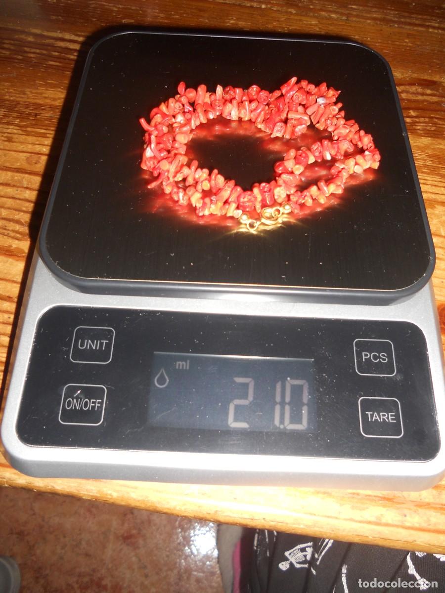 Joyeria: ANTIGUO COLLAR DE CORAL ROJO - Foto 8