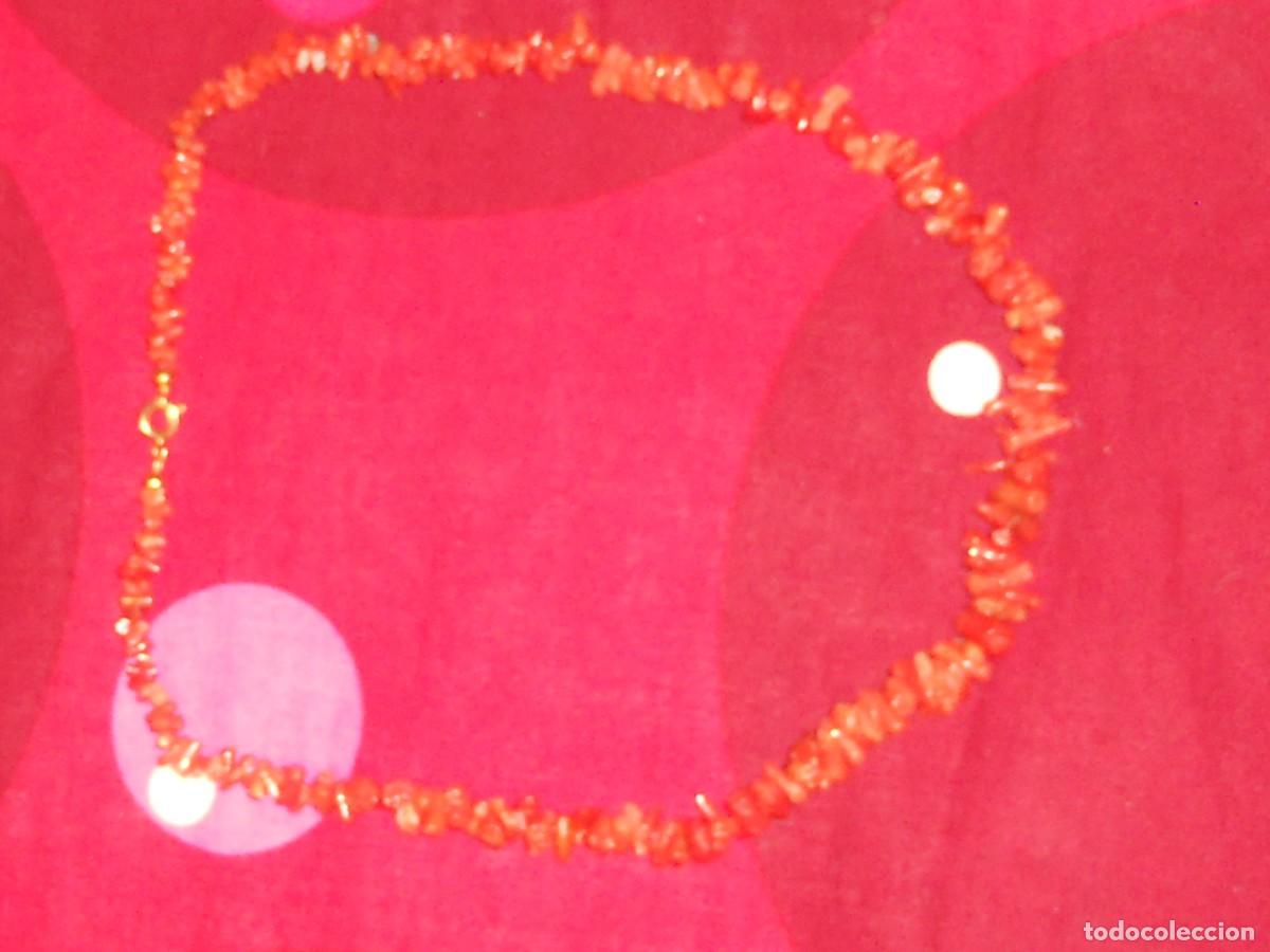 Joyeria: ANTIGUO COLLAR DE CORAL ROJO - Foto 9