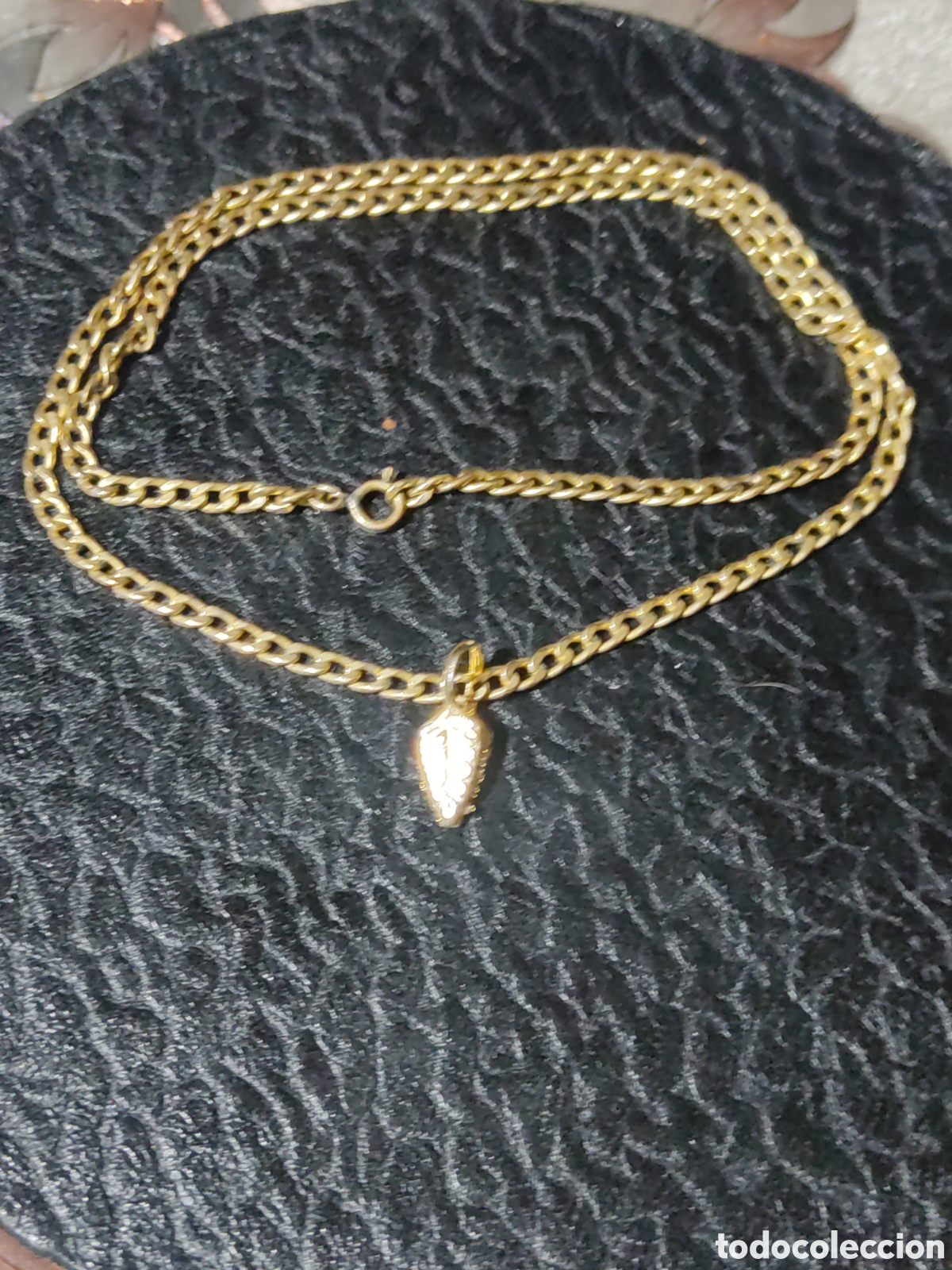 Joyeria: Cadena ba&ntilde;ada en oro.Vintage. - Foto 2