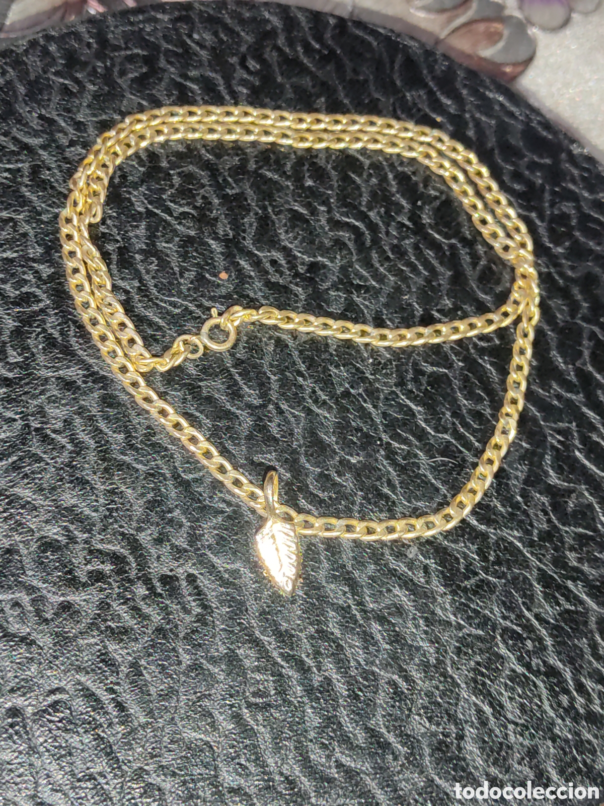 Joyeria: Cadena ba&ntilde;ada en oro.Vintage. - Foto 4