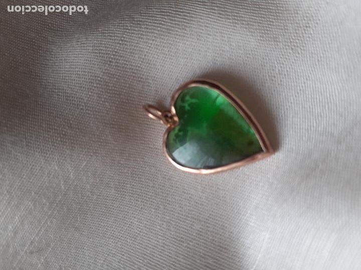 Joyeria: Colgante Corazon ambar - Foto 1