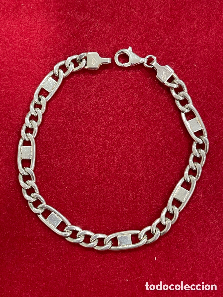 Joyeria: Pulsera en plata de ley contrastada. - Foto 1