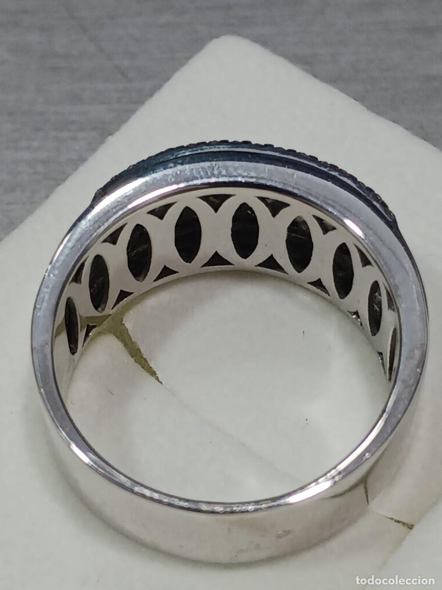 Joyeria: anillo oro blanco 18 kts con diamantes - Foto 8