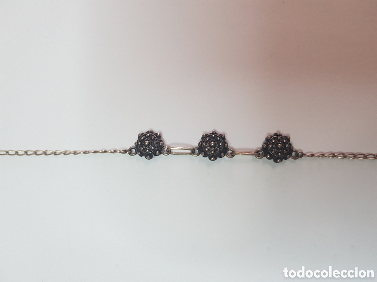 Joyeria: #743 Pulsera botones charros plata de 925 - Foto 1