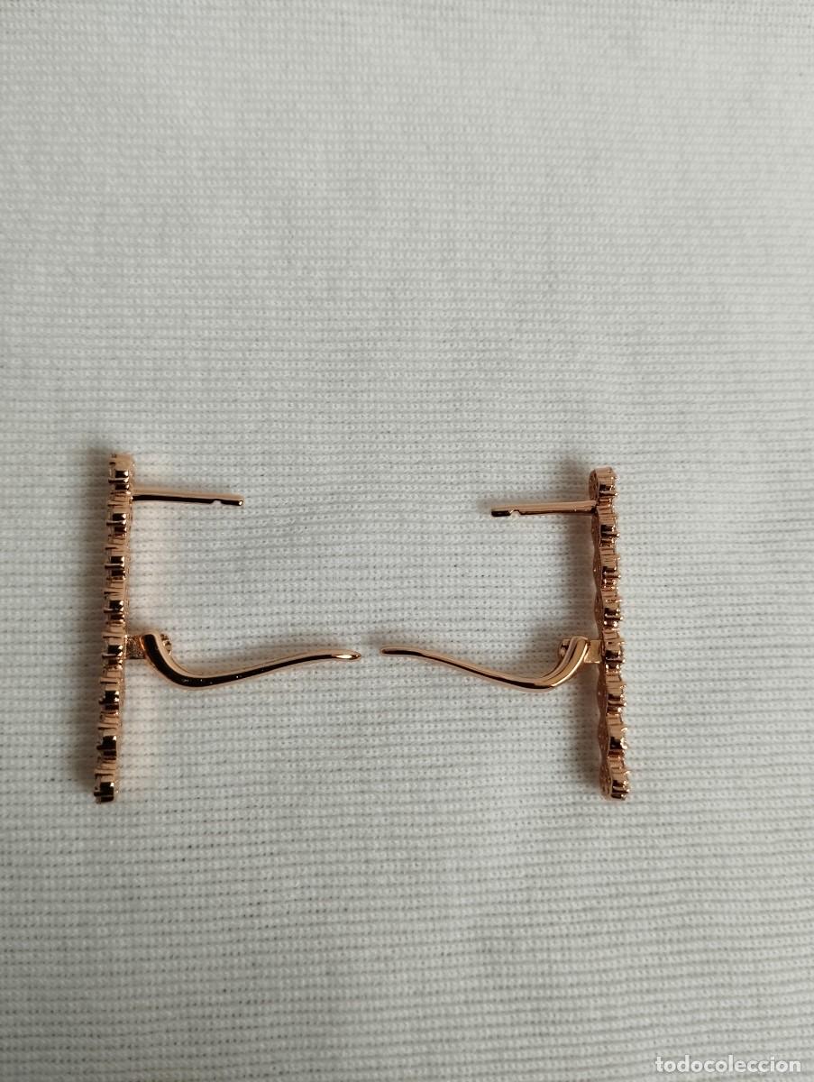 Joyeria: Espectaculares pendientes con micro pave ba&ntilde;ado en oro rosa - Foto 8