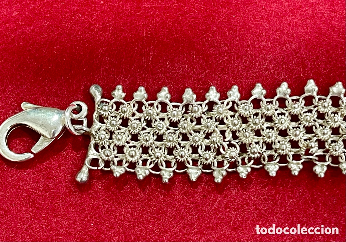 Joyeria: Pulsera de malla en plata de ley. - Foto 2