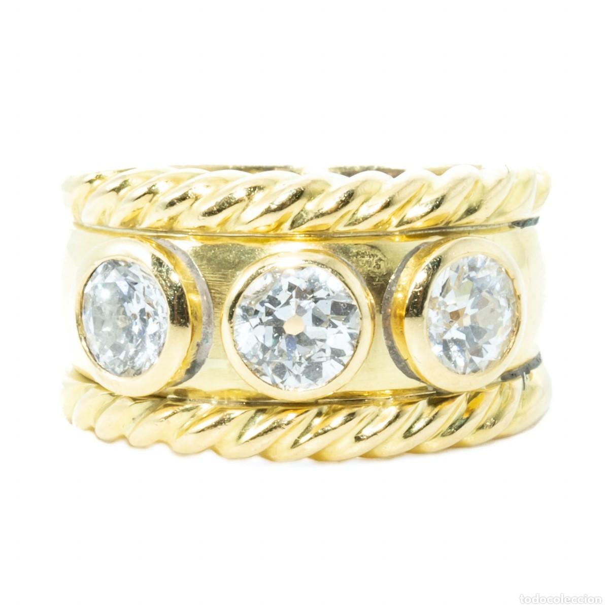 Joyeria: Sortija Tres Diamantes - Foto 1
