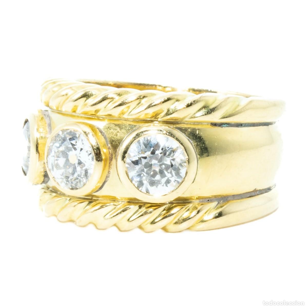 Joyeria: Sortija Tres Diamantes - Foto 2