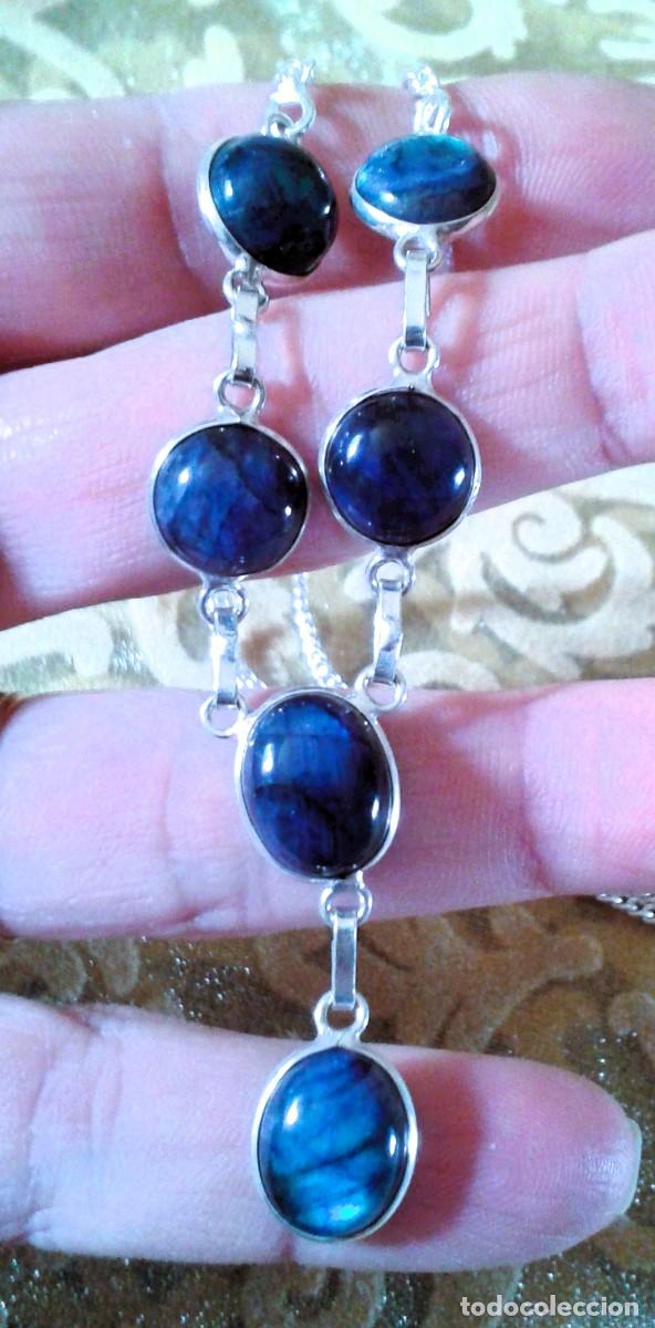Joyeria: COLLAR GARGANTILLA LABRADORITA AZUL - Foto 1