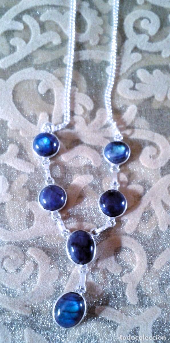 Joyeria: COLLAR GARGANTILLA LABRADORITA AZUL - Foto 2