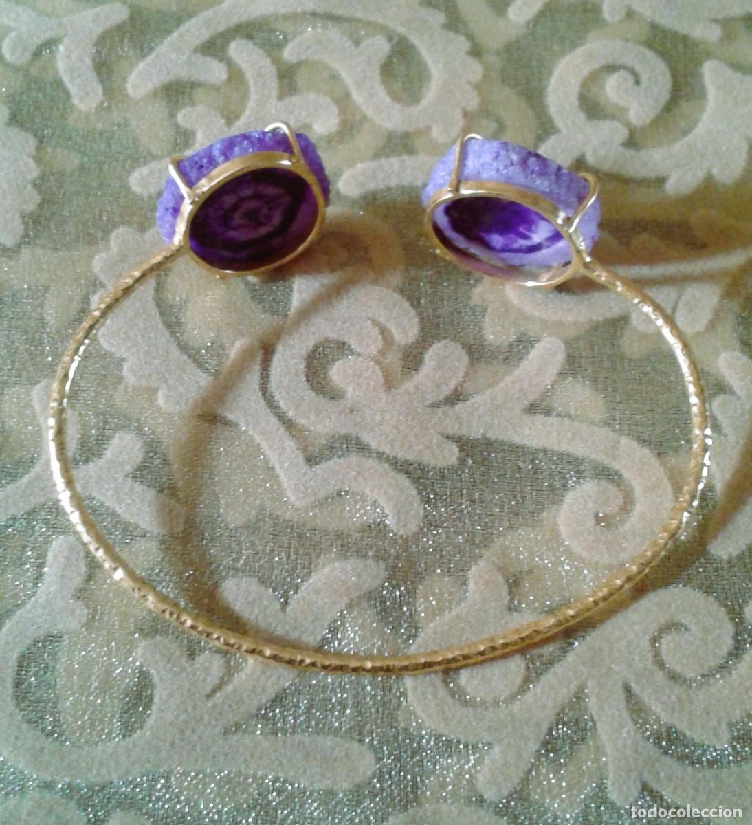 Joyeria: PULSERA BRAZALETE CUARZO SOLAR MORADO - Foto 3