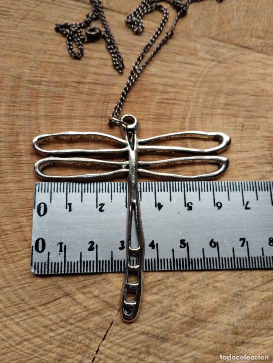 Joyeria: Colgante plateado con forma de lib&eacute;lula y con cadena - Foto 9