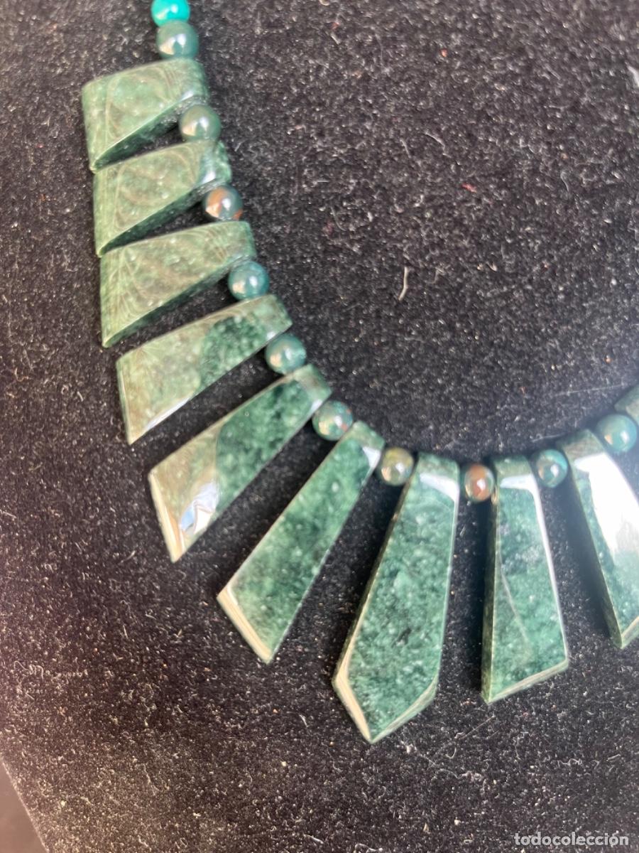 Joyeria: COLLAR DE MALAQUITA Y JADE. - Foto 4