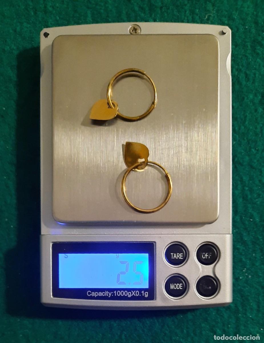 Joyeria: Pendientes, coraz&oacute;n oro ley, nuevos. - Foto 4