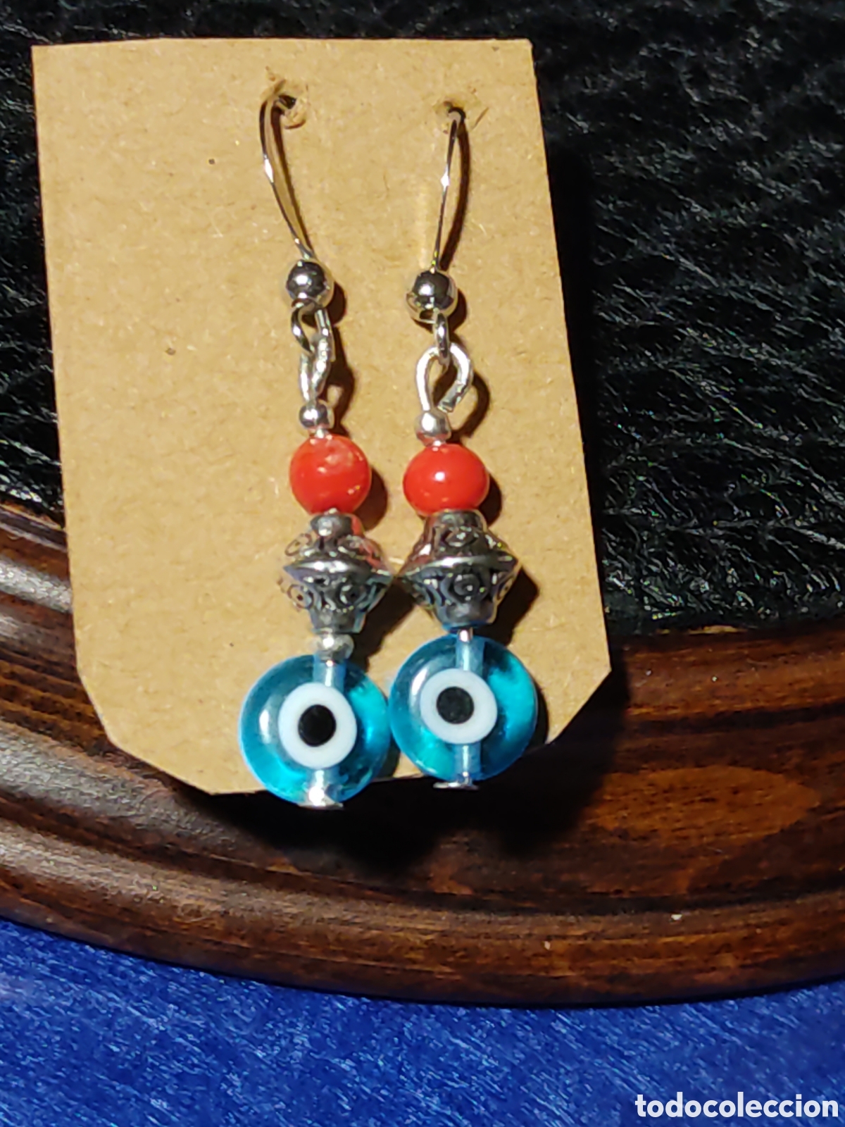 Joyeria: Pendientes ojo turco de cristal de Murano. - Foto 2