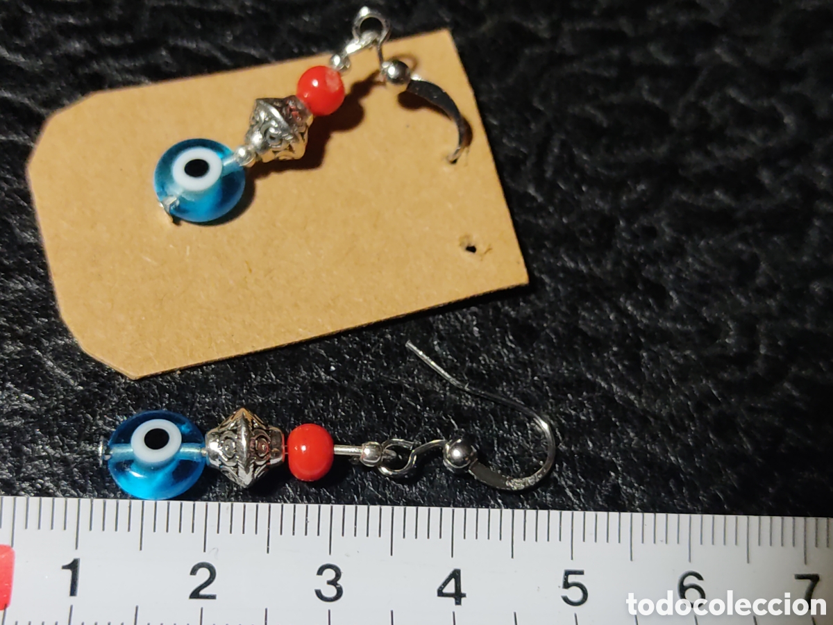 Joyeria: Pendientes ojo turco de cristal de Murano. - Foto 3