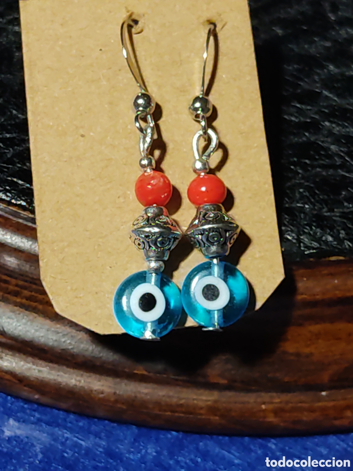 Joyeria: Pendientes ojo turco de cristal de Murano. - Foto 1