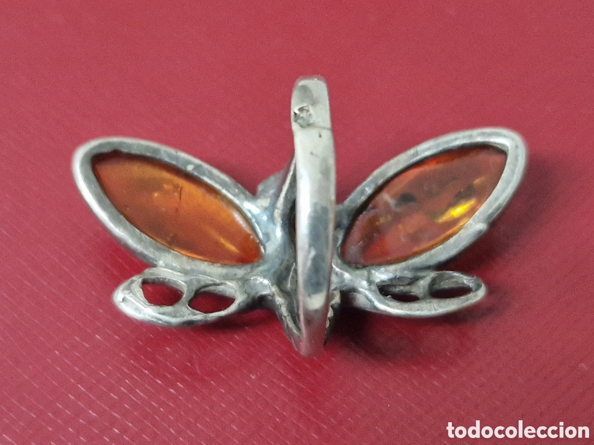 Joyeria: ANILLO DE MARIPOSA PLATA Y AMBAR - Foto 7