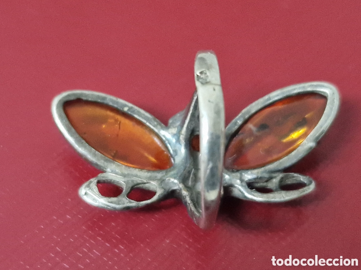Joyeria: ANILLO DE MARIPOSA PLATA Y AMBAR - Foto 8