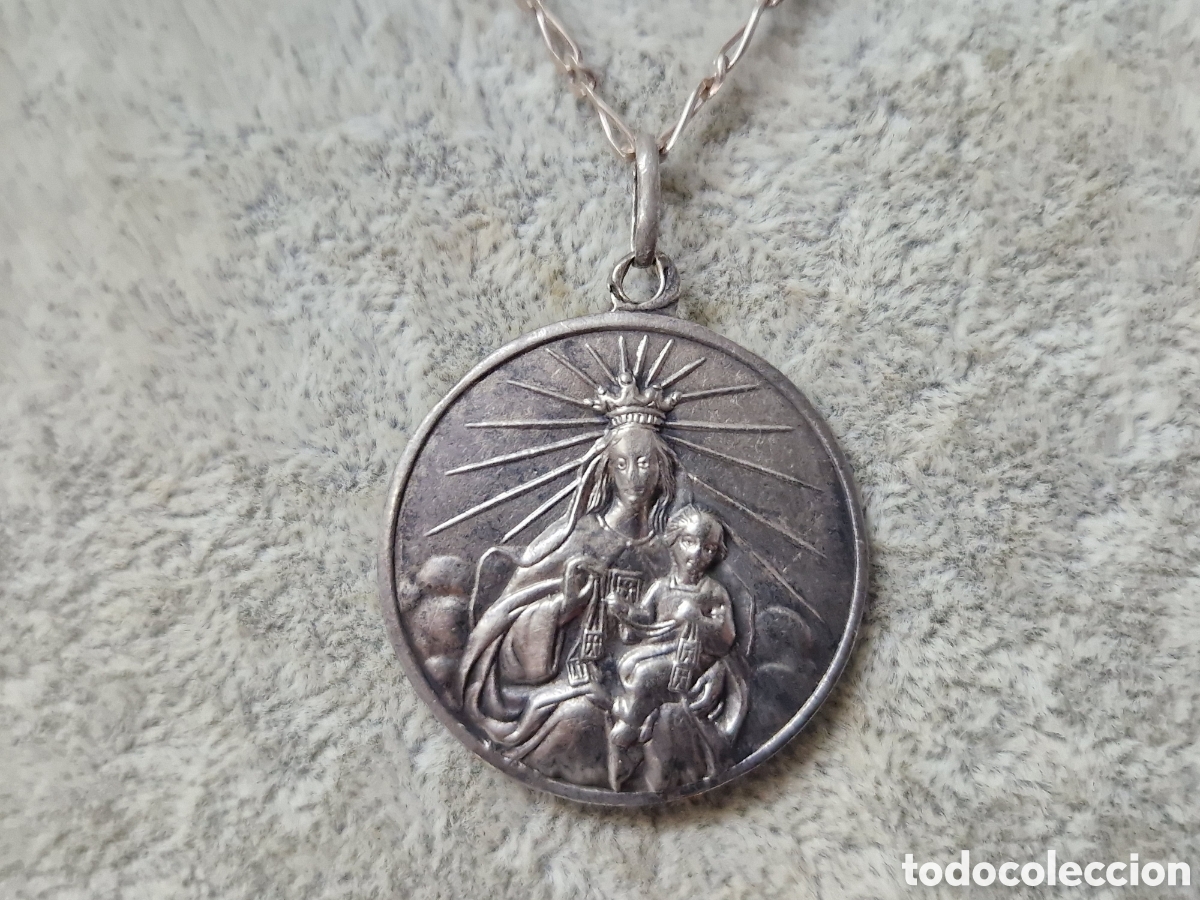 Joyeria: ESCAPULARIO GRANDE EN PLATA DE LEY CON CADENA - Foto 5