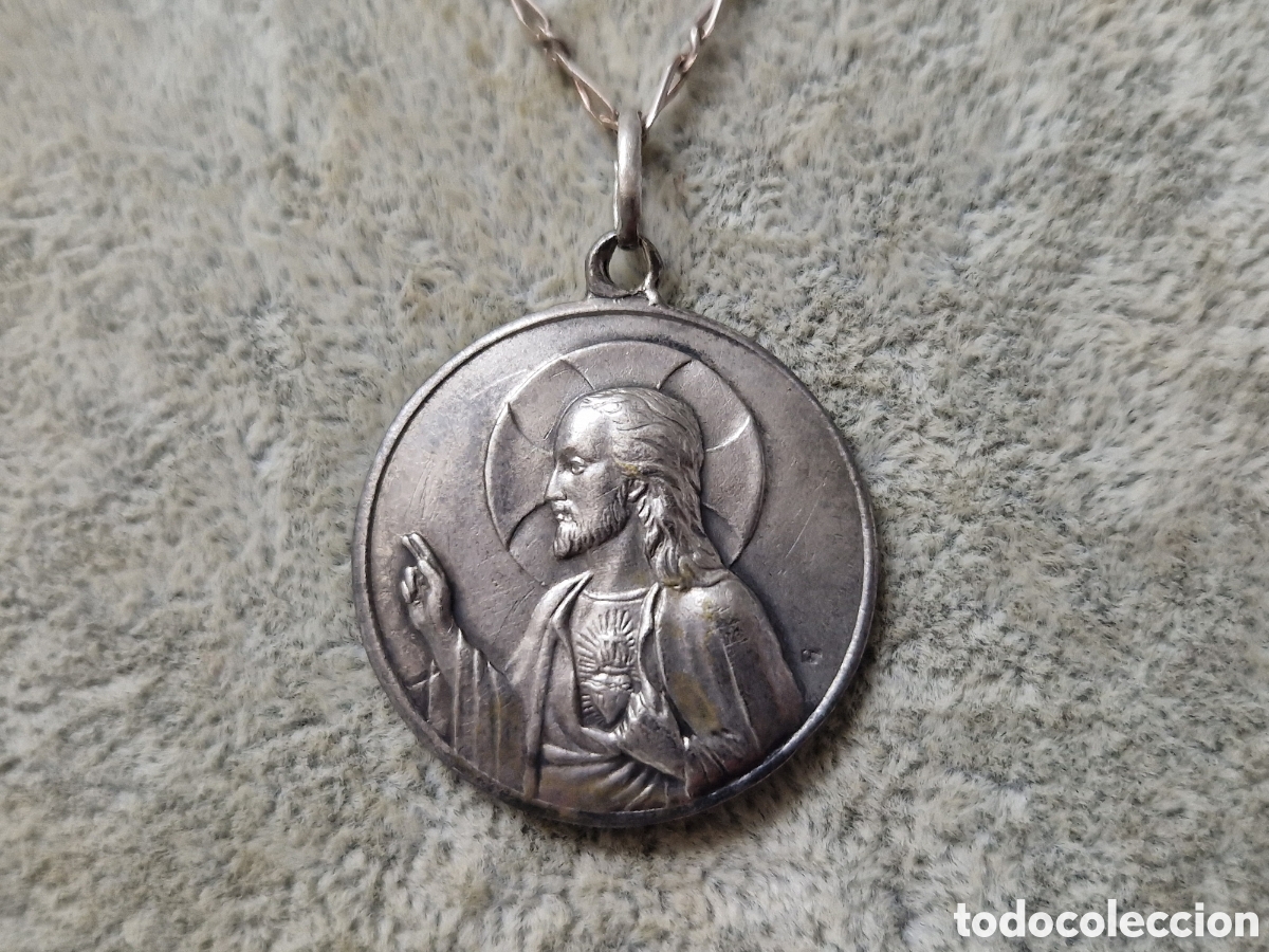 Joyeria: ESCAPULARIO GRANDE EN PLATA DE LEY CON CADENA - Foto 6