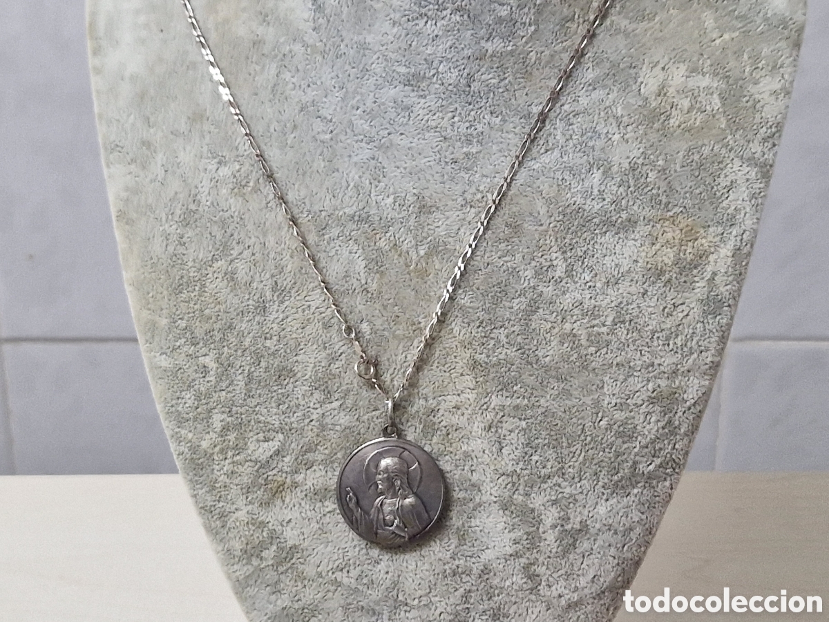 Joyeria: ESCAPULARIO GRANDE EN PLATA DE LEY CON CADENA - Foto 7