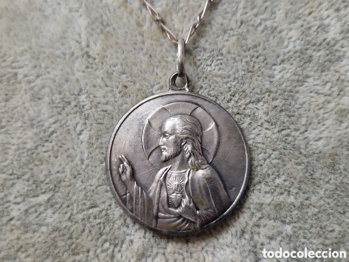 Joyeria: ESCAPULARIO GRANDE EN PLATA DE LEY CON CADENA - Foto 8