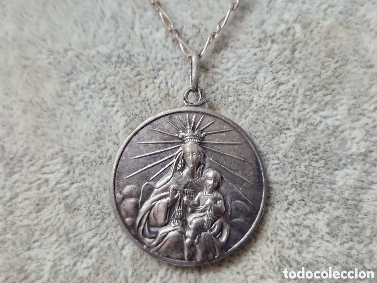 Joyeria: ESCAPULARIO GRANDE EN PLATA DE LEY CON CADENA - Foto 9