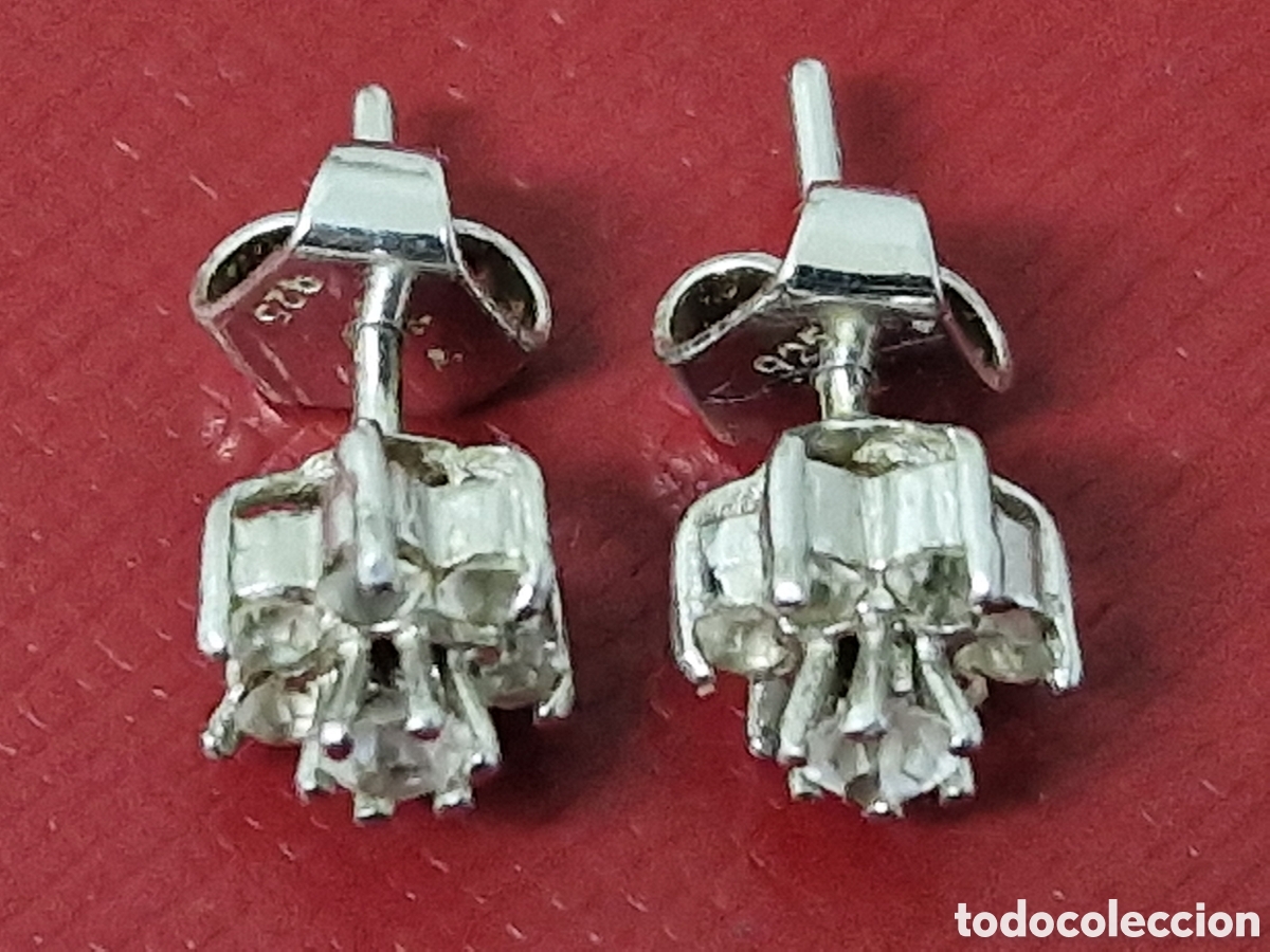Joyeria: BONITOS PENDIENTES PLATA RODIADA NUEVOS - Foto 3
