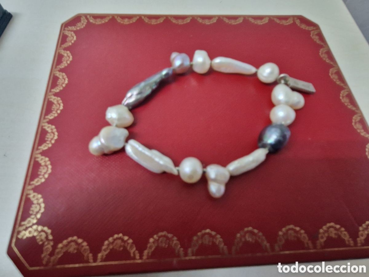 Joyeria: PULSERA PERLAS BARROCAS Y PLATA - Foto 2