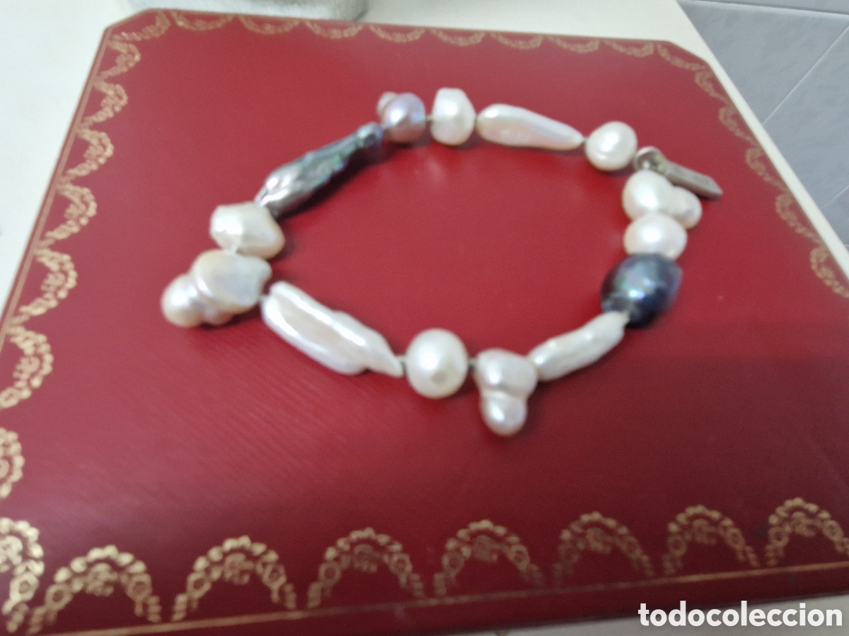 Joyeria: PULSERA PERLAS BARROCAS Y PLATA - Foto 3